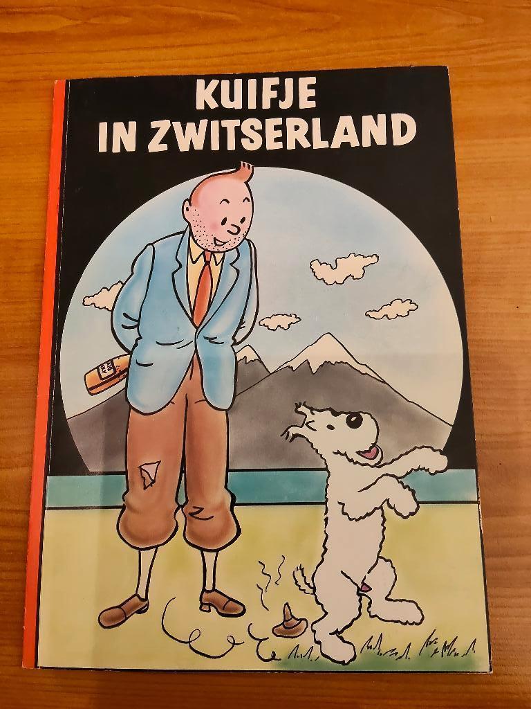 Kuifje in zwitserland parodie, Eén stripboek, Ophalen of Verzenden, Zo goed als nieuw