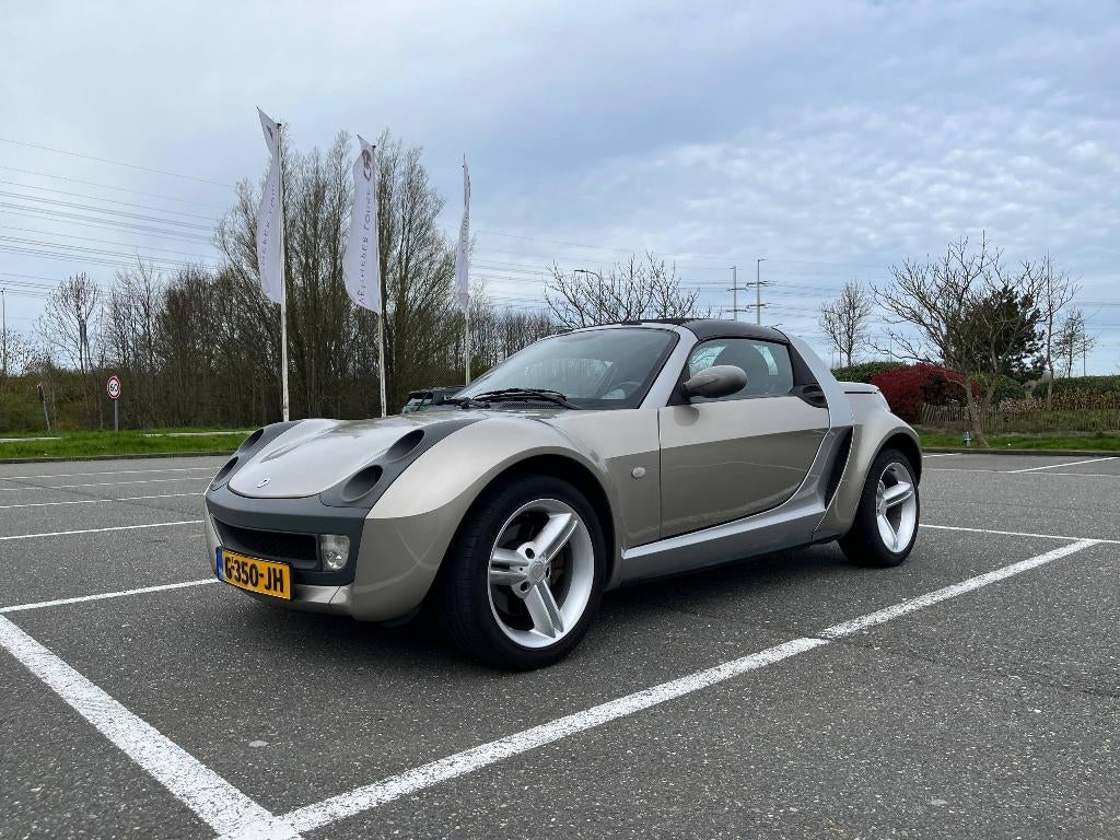 Smart Roadster 60 kW uit 2005 met 100.035 km, Automaat, Roadster, Grijs, 23 €/maand