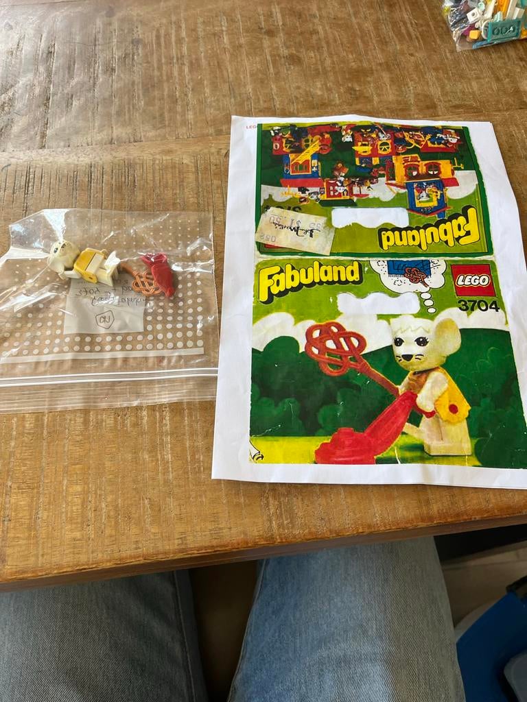 Lego Fabuland 3704 Muis met stofzuiger (100% compleet), Ophalen of Verzenden, Gebruikt, Jongen of Meisje