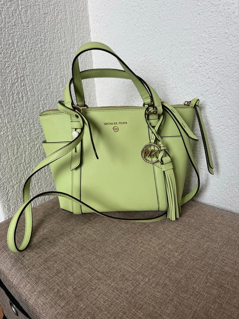 Groene Michael Kors tas, Sieraden, Tassen en Uiterlijk, Tassen | Damestassen, Ophalen of Verzenden, Zo goed als nieuw, Groen, Handtas