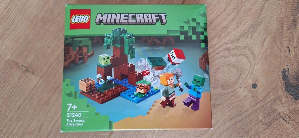 LEGO Minecraft Het Moerasavontuur Bouwset - 21240, Compleet, Gebruikt, Minecraft, Lego