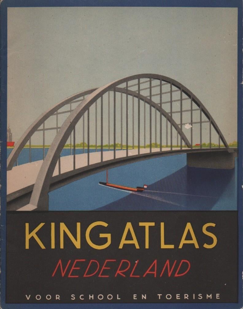 King Atlas Nederland 1952, Gelezen, Overige atlassen, Ophalen of Verzenden, 1800 tot 2000