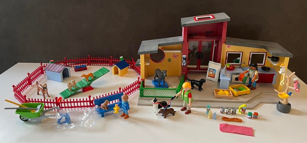 Playmobil 9275, Dierenpension., Ophalen of Verzenden, Gebruikt, Complete set