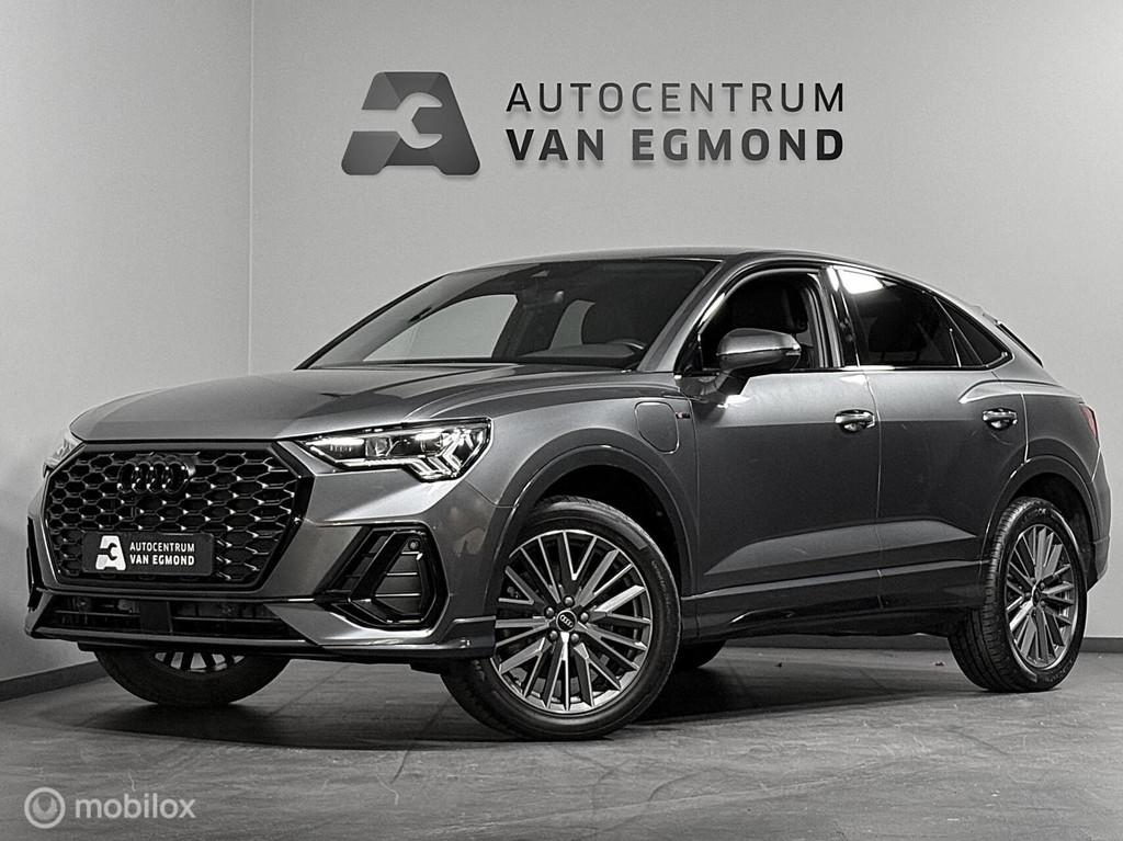 Audi Q3 Sportback 45 TFSIe 2X S-LINE | SFEER | APP CNNCT, Gebruikt, Zwart, Metallic lak, Leder en Stof