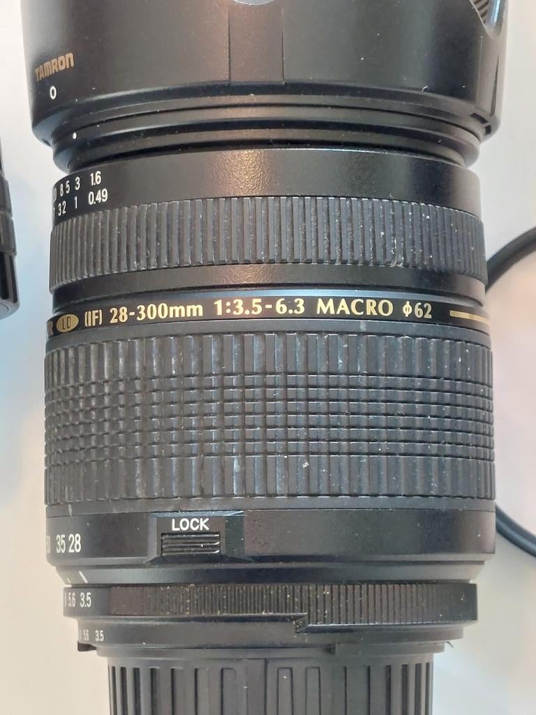 Tamron AF Aspherical XR 28-300mm lens met teleconverter, Ophalen of Verzenden, Telelens