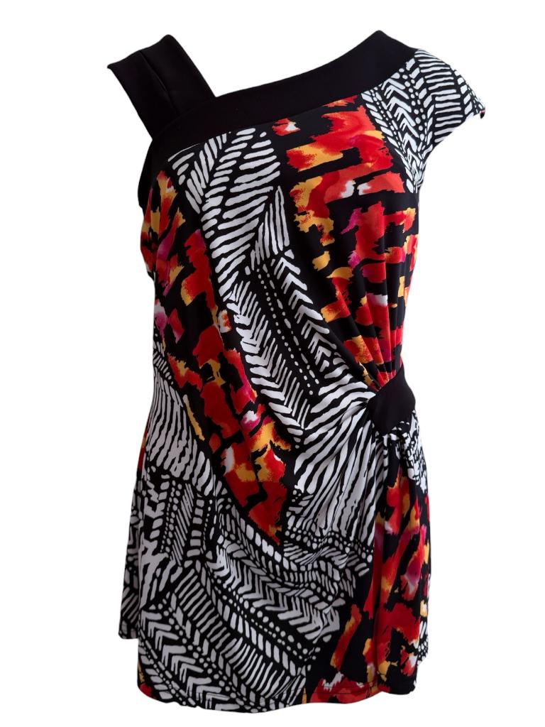 Joseph Ribkoff top M, Zwart, Ophalen of Verzenden, Zo goed als nieuw, Zonder mouw