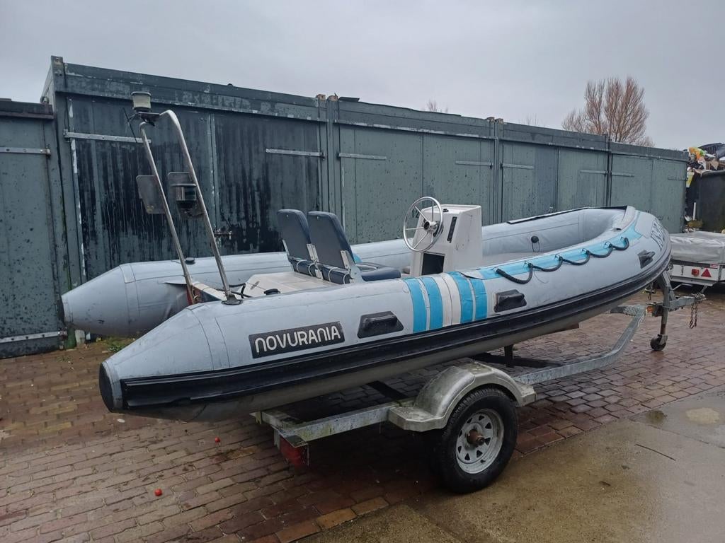 RIB Novurania MX 480 Mariner Magnum 40 pk incl trailer, Gebruikt, Benzine, Minder dan 70 pk, Overige materialen