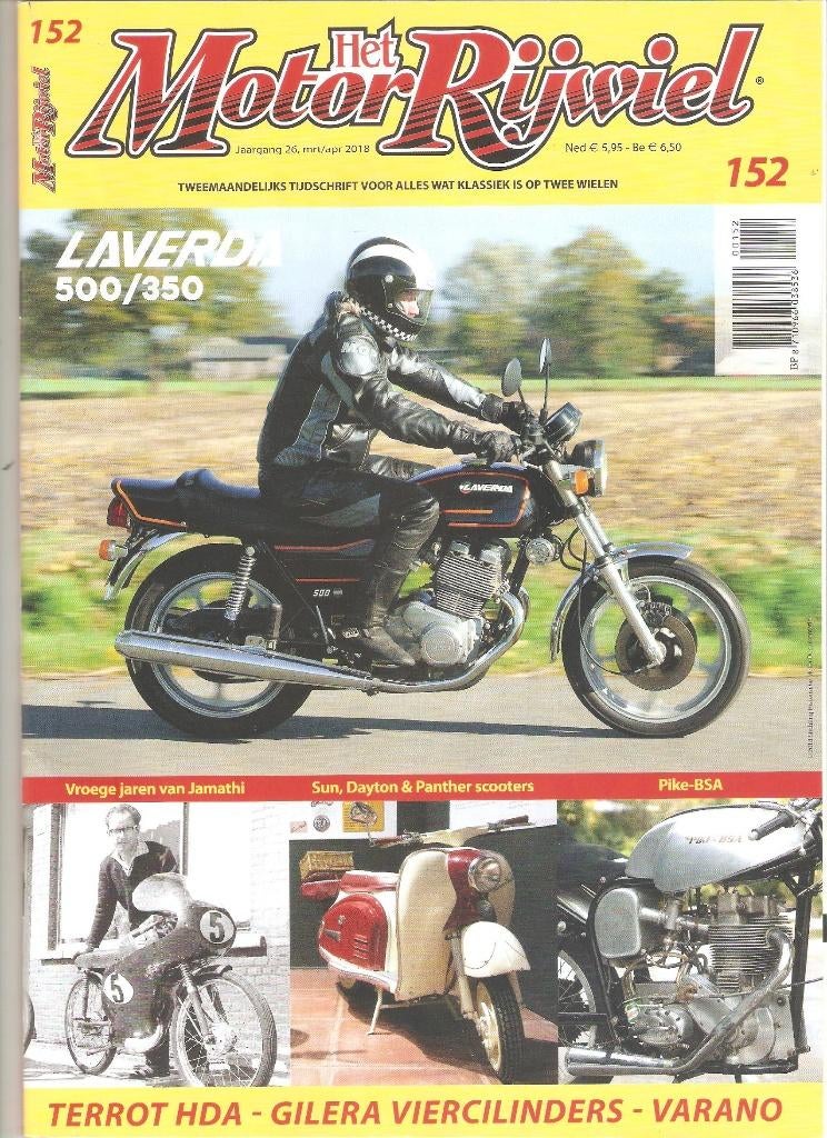 152 – Laverda – Jamathi – Terrot – Gilera – BMW - Pike-BSA, Boeken, Tijdschriften en Kranten, Zo goed als nieuw, Sport en Vrije tijd