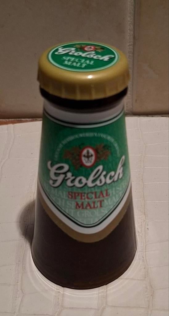 Grolsch opener Special Malt, Ophalen of Verzenden, Zo goed als nieuw, Glas of Glazen, Grolsch