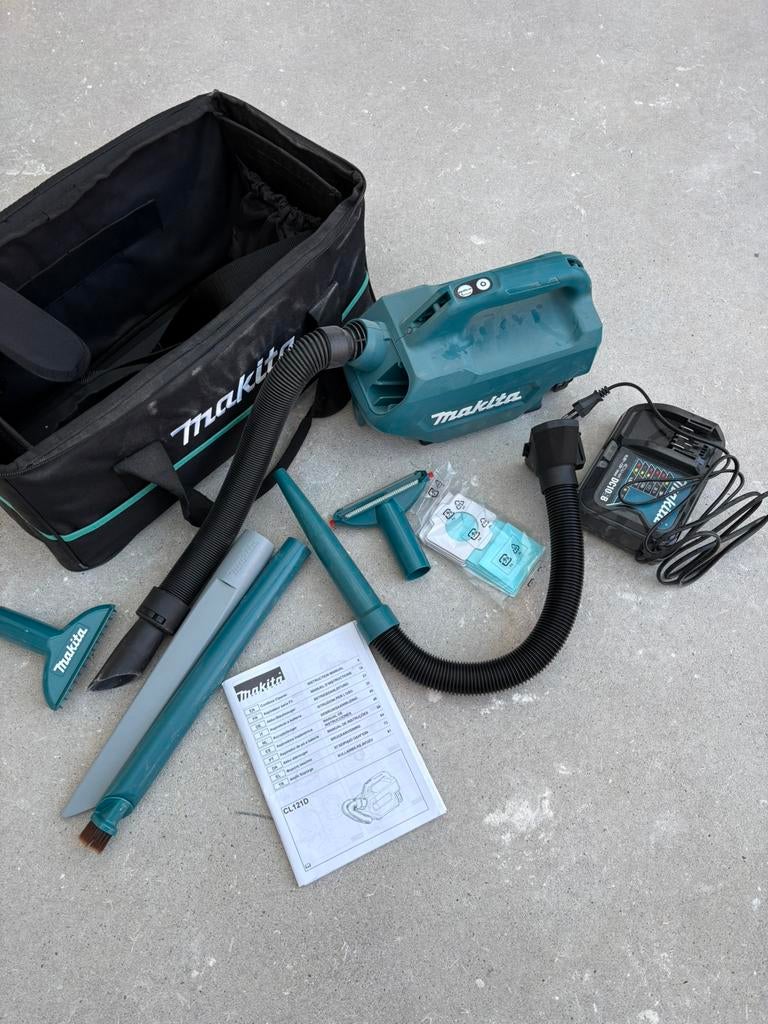 Makita stofzuiger, Ophalen, Nieuw