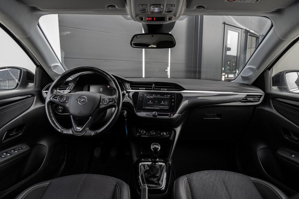 Opel Corsa 1.2 Edition Stoel/Stuurverw|Carplay|Camera|VOL!, Voorwielaandrijving, 101 pk, Leder en Stof, Wit