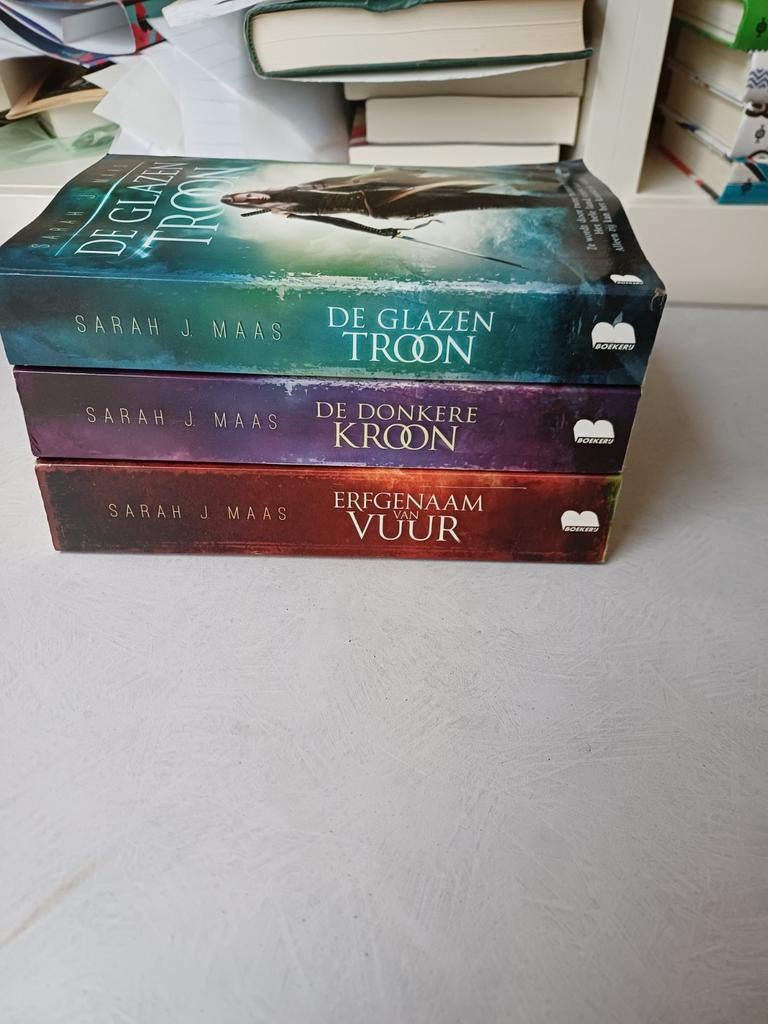 De glazen troon 1 tm 3, Boeken, Ophalen of Verzenden, Gelezen, Sarah J. Maas