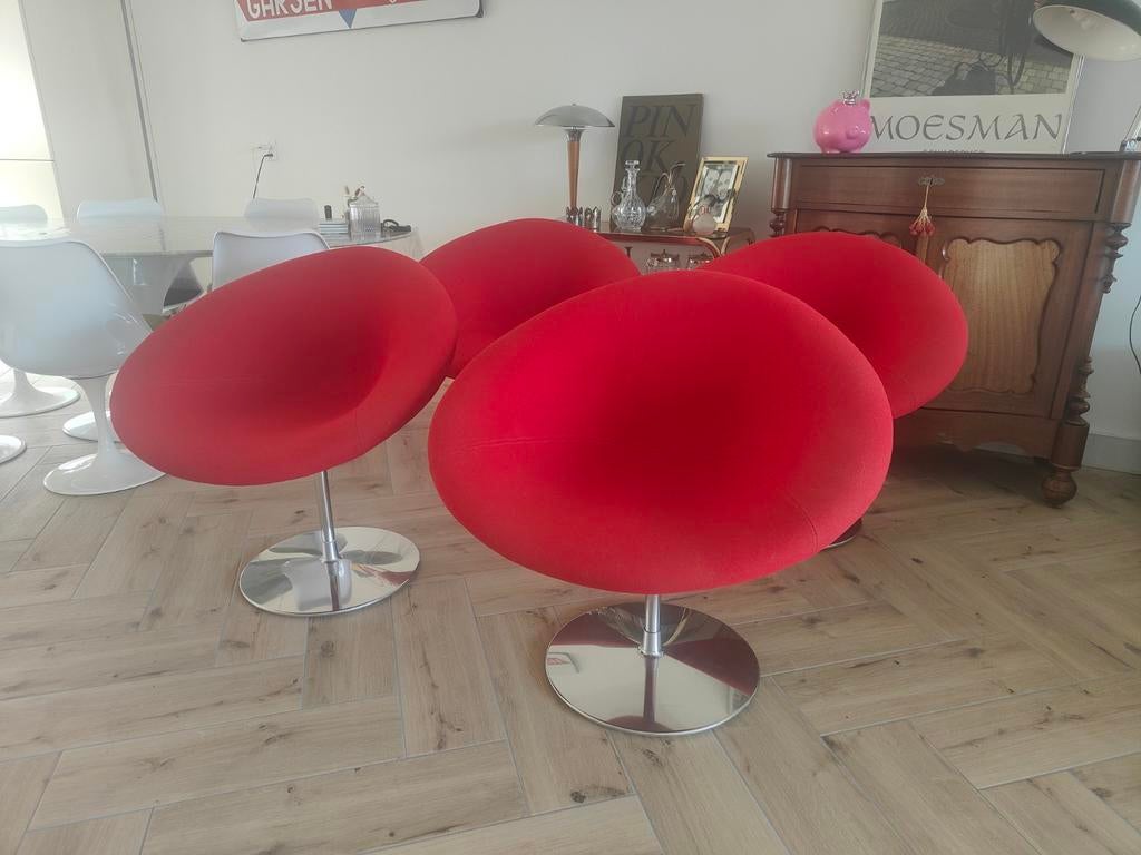 Artifort little globe design stoelen, Ophalen, Gebruikt