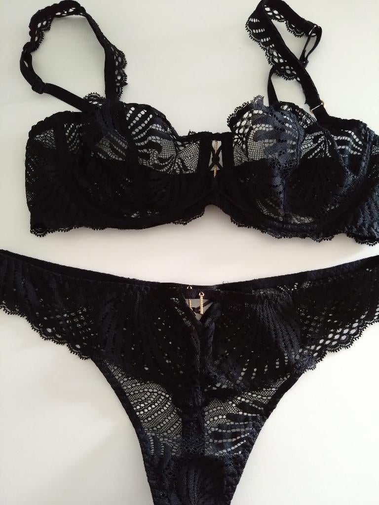 NIEUW Aubade D70 en M/38, Aubade, Verzenden, Zwart, Setje