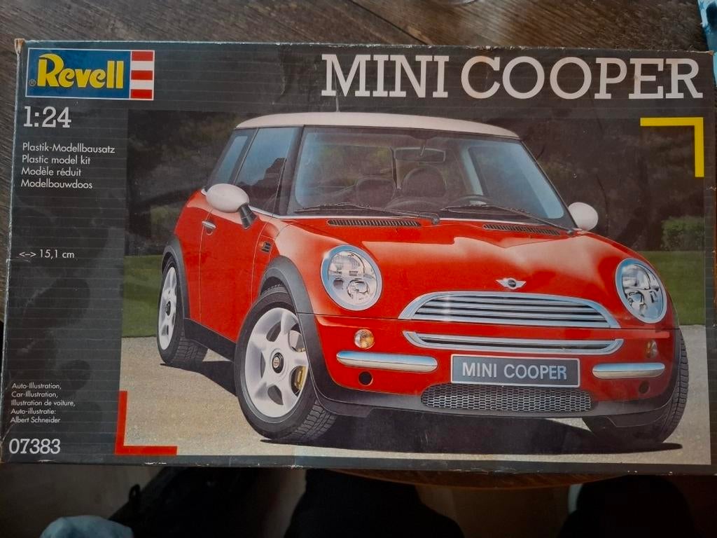 Revell Mini Cooper Modelbouwdoos 1:24, Hobby en Vrije tijd, Modelbouw | Auto's en Voertuigen, Auto, Nieuw, Ophalen of Verzenden