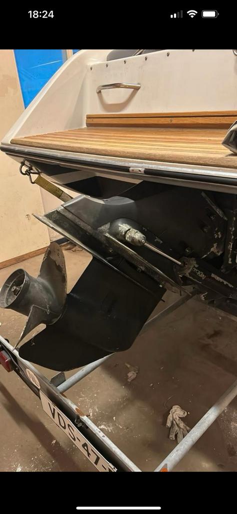 Omc king cobra, Watersport en Boten, Ophalen, Zo goed als nieuw, Motor en Techniek, Motorboot