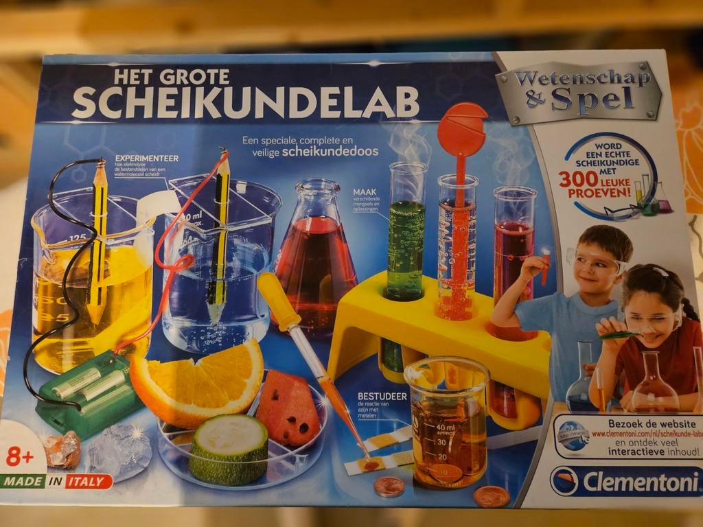 Het Grote Scheikunde Lab - Clementoni, Ophalen of Verzenden, Nieuw