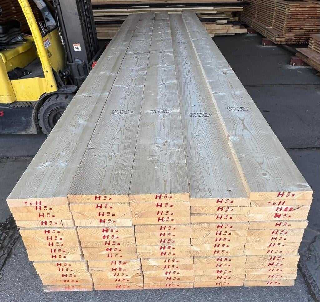 Vuren balken geschaafd 38x235, Ophalen, Nieuw, 250 cm of meer, Balken