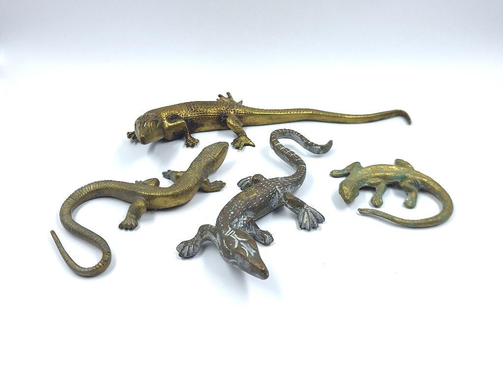 4 messing salamanders, Verzenden