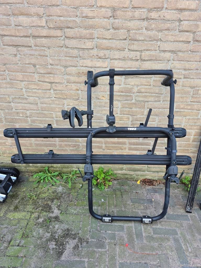 Thule Fietsdrager - past op achterdeur camper., Ophalen of Verzenden, Gebruikt, Achterklepdrager
