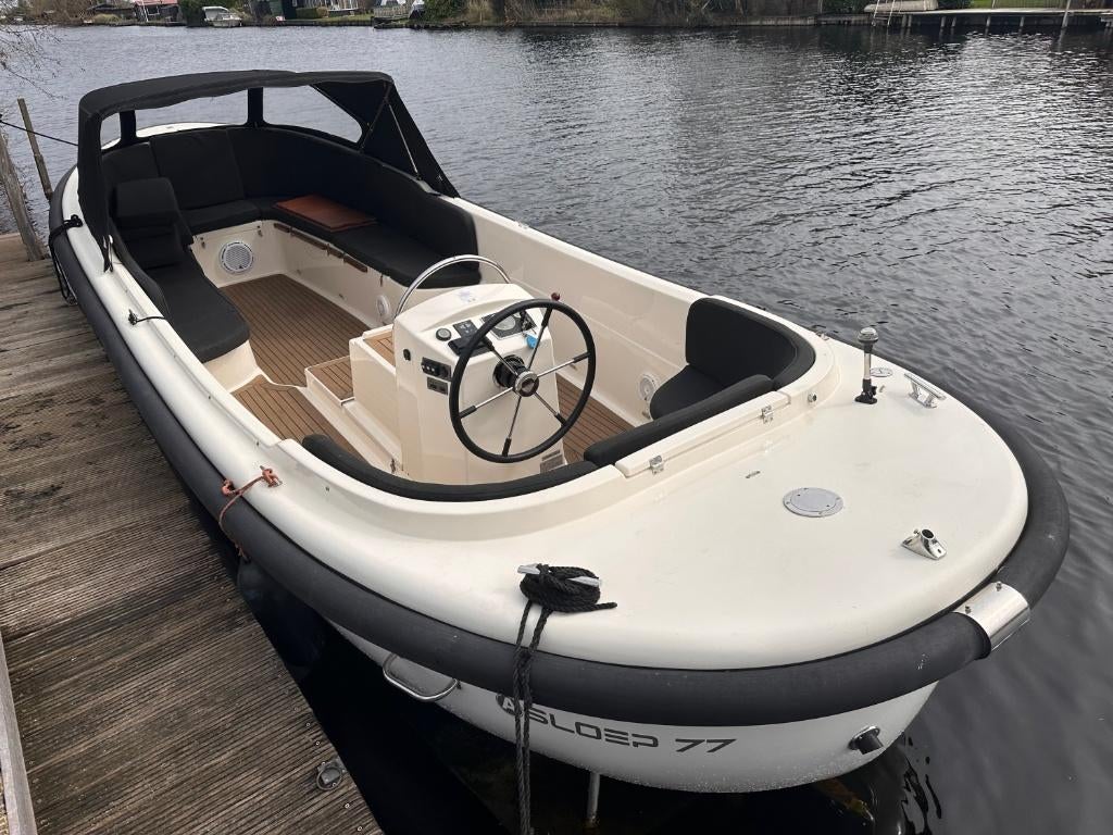 Asloep 770 - 12+ Personen - Vernieuwd! (incl BTW!) (2021), Ophalen, 10 tot 30 pk, Gebruikt, Binnenboordmotor