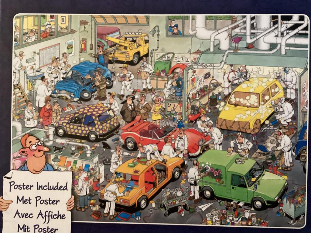 Jan van  Haasteren de Spuiterij 500 Stukjes, Ophalen of Verzenden, 500 t/m 1500 stukjes, Zo goed als nieuw