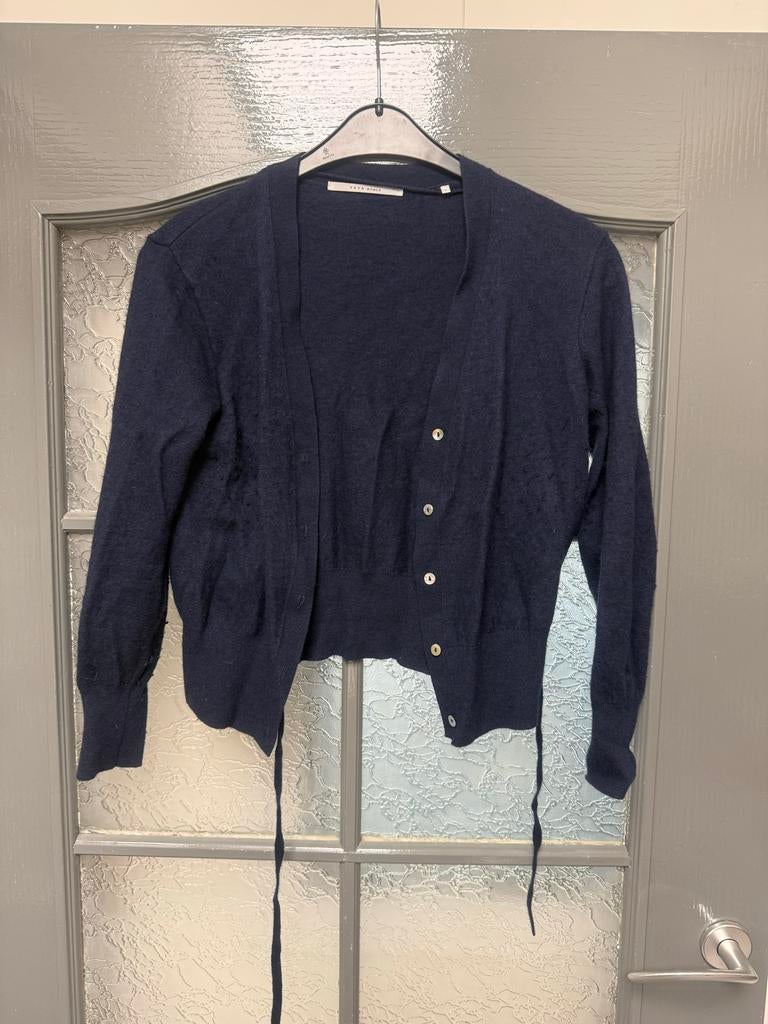 YAYA WOMEN Donkerblauwe Cardigan Maat S, Ophalen of Verzenden, Zo goed als nieuw, Maat 36 (S), Blauw