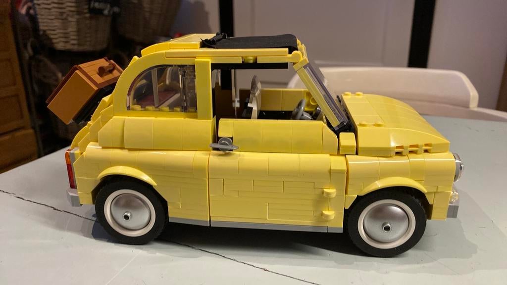Lego fiat 500, Ophalen of Verzenden, Gebruikt