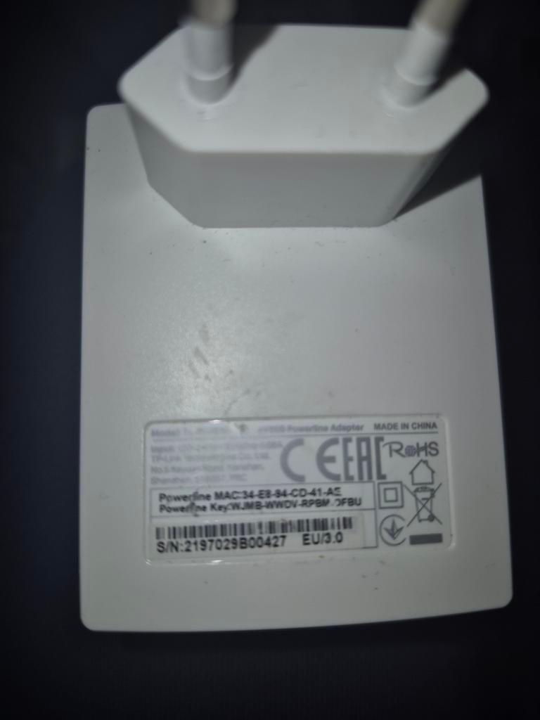 TP-Link AV600 Powerline Adapter, Ophalen of Verzenden, Gebruikt, TP-Link