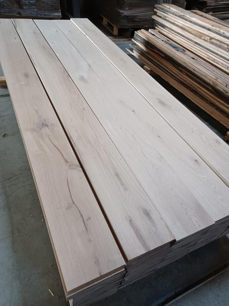 Nieuw eiken KD rustiek eiken planken Geschaafd, Ophalen, 25 tot 50 mm, Eiken, Nieuw