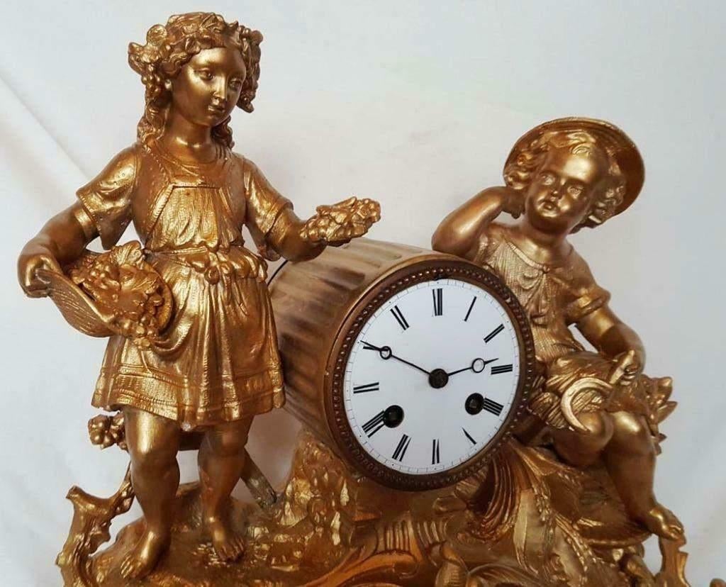 antieke franse pendule   s marti, Ophalen