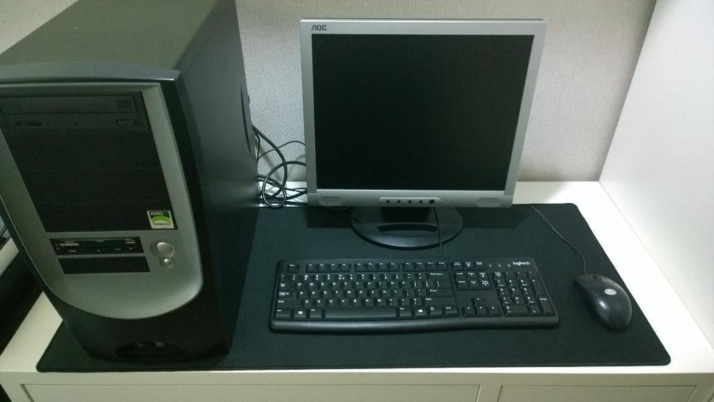 Retro PC (gaming) AMD Sempron, FX5200, Compleet, win XP, Ophalen, Vintage computer