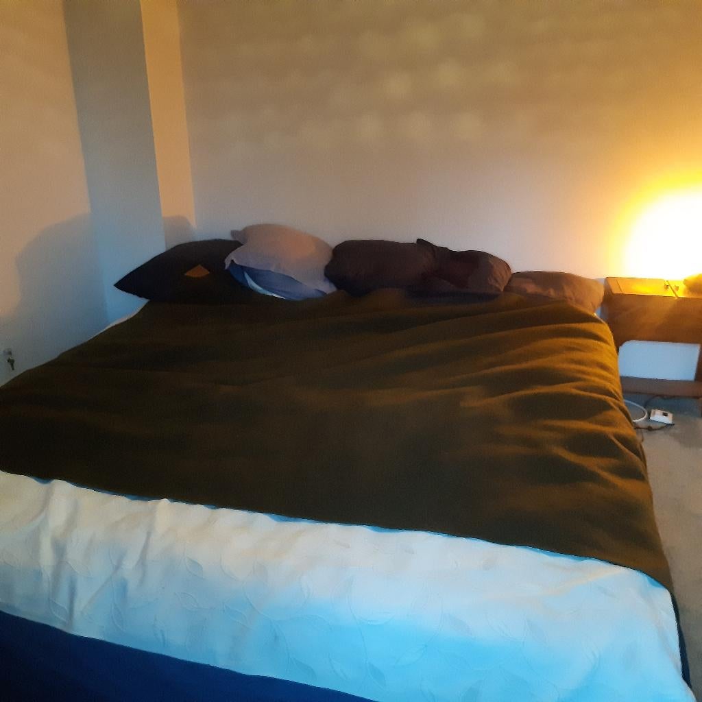 Waterbed tweepersoons 80% gestabiliseerd, Ophalen, Duo-systeem, Tweepersoons, Zo goed als nieuw