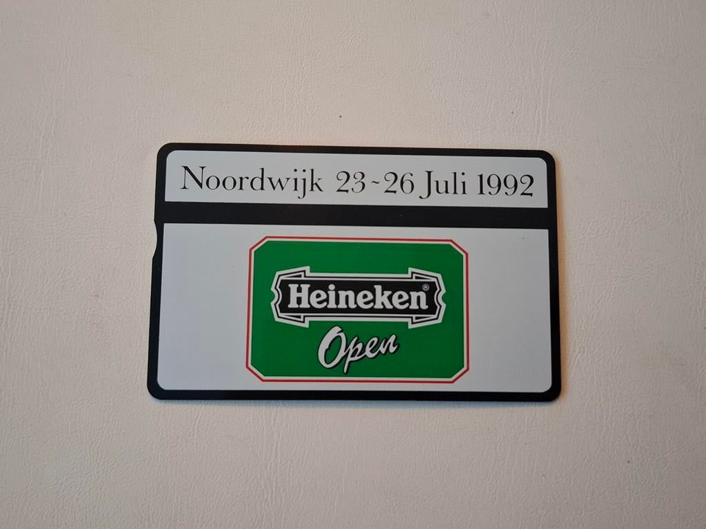 Oude telefoonkaart Heineken Open & PTT Telecom mint conditie, Ophalen of Verzenden, Nederland