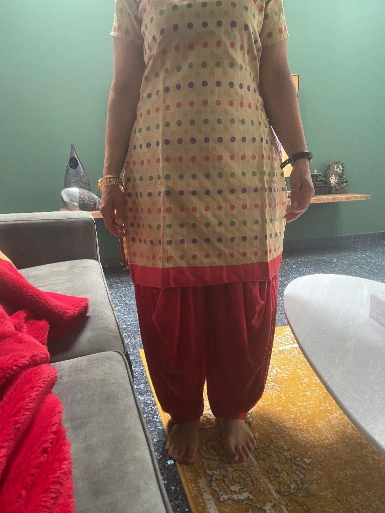 Indiase Bollywood dames (feest) kleding (Salwar Kameez) Jurk, Kleding | Dames, Gelegenheidskleding, Zo goed als nieuw, Overige typen