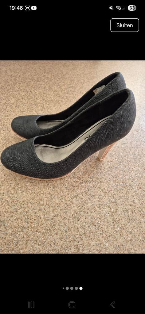 Trend one hakken, Ophalen of Verzenden, Zo goed als nieuw, Zwart