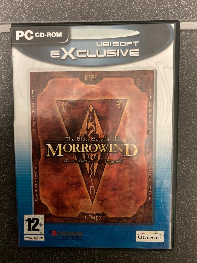 The Elder Scrolls III: Morrowind PC CD-rom Game, 1 speler, Ophalen of Verzenden, Zo goed als nieuw, Avontuur en Actie