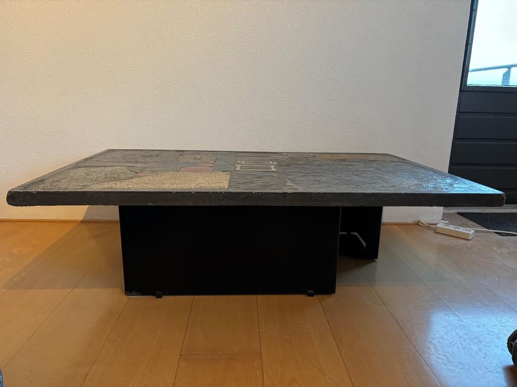 Te koop salontafel van Paul Kingma., Huis en Inrichting, Tafels | Salontafels, Ophalen, Overige materialen, Gebruikt, 50 tot 100 cm
