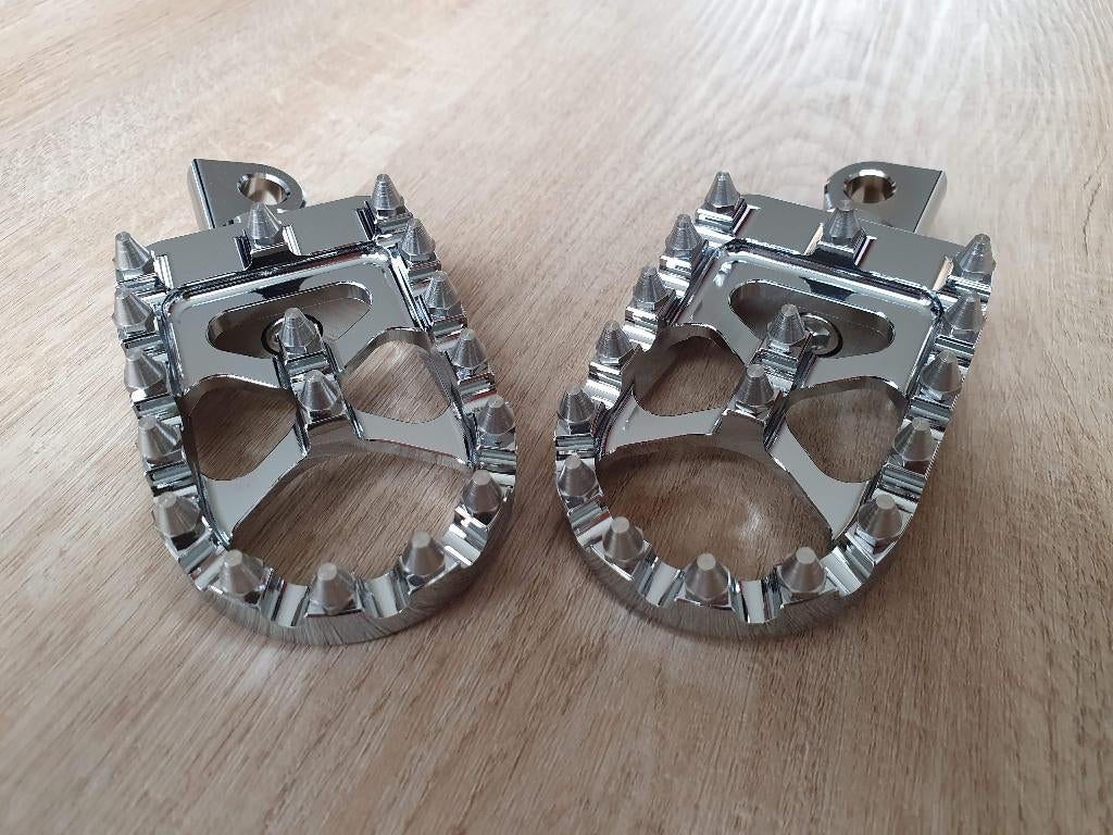 Voetsteps Voetsteunen Harley MX Clubstyle chroom, Ophalen of Verzenden