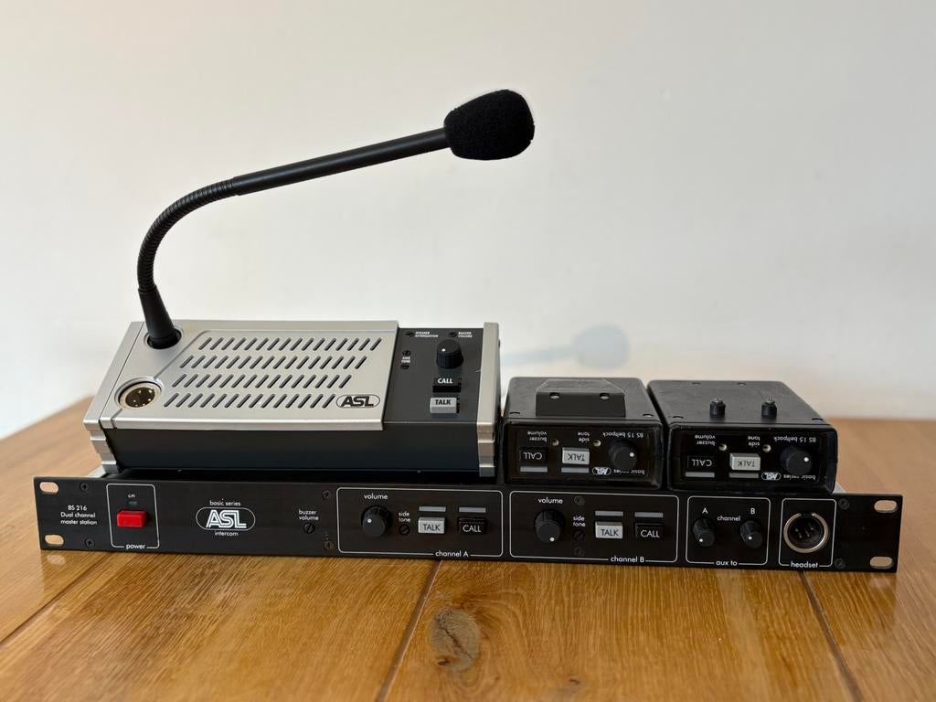 ASL intercom set, Ophalen of Verzenden, Zo goed als nieuw, Audio