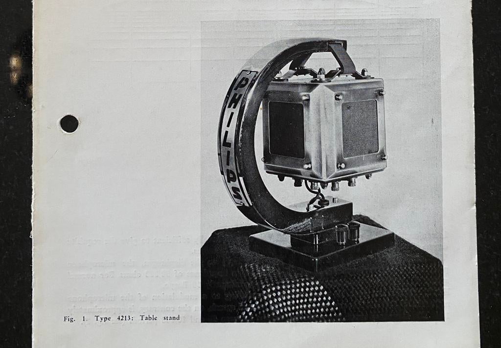 Gezocht Philips microfoon 4212, Ophalen