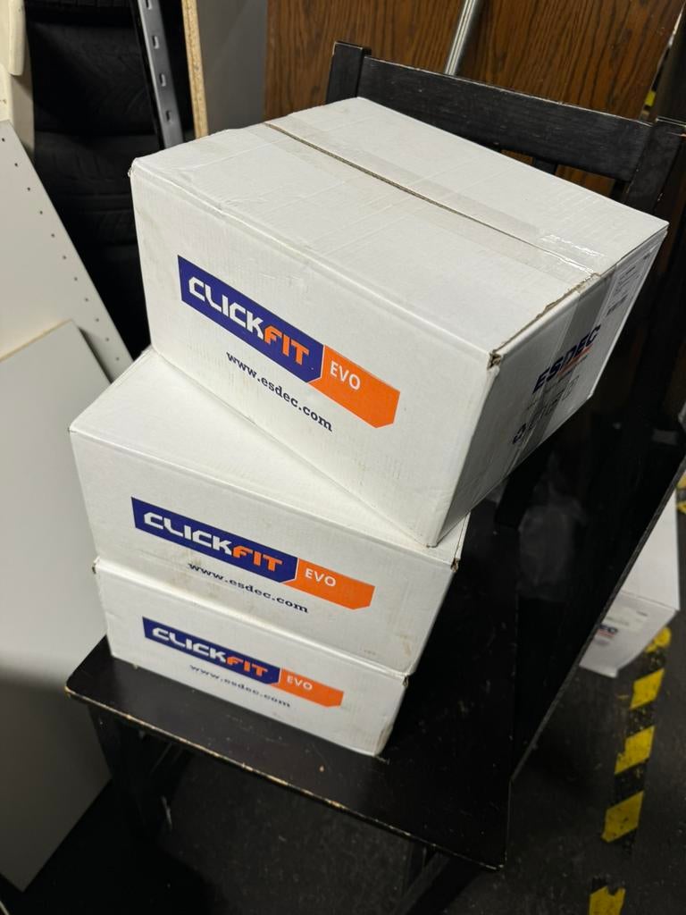 Esdec Clickfit EVO Module klem Universeel zwart, Ophalen of Verzenden, Zo goed als nieuw