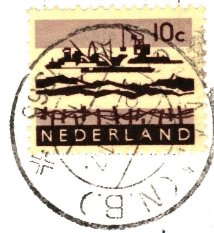 991028 Chaam 1965 N Br Bungalow  De Flaesbloem _Gelopen, Ophalen of Verzenden, 1960 tot 1980, Gelopen, Noord-Brabant