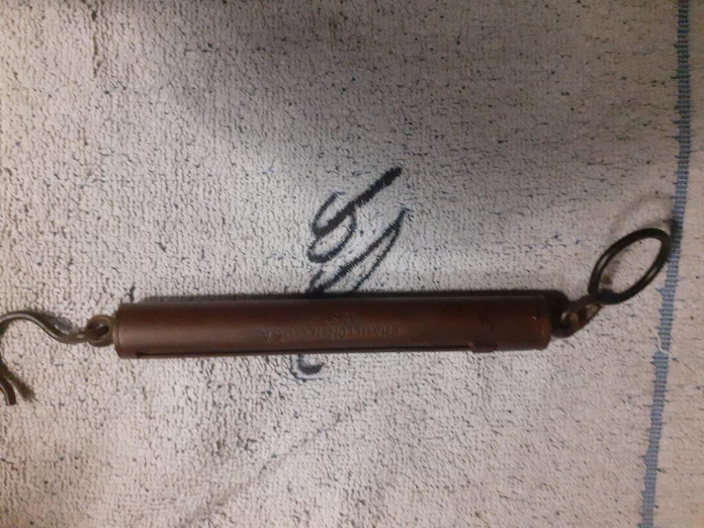 Vis weegschaal chatillon 4 lb s inst, Minder dan 10 kg, Ophalen of Verzenden, Zo goed als nieuw, Hangweegschaal