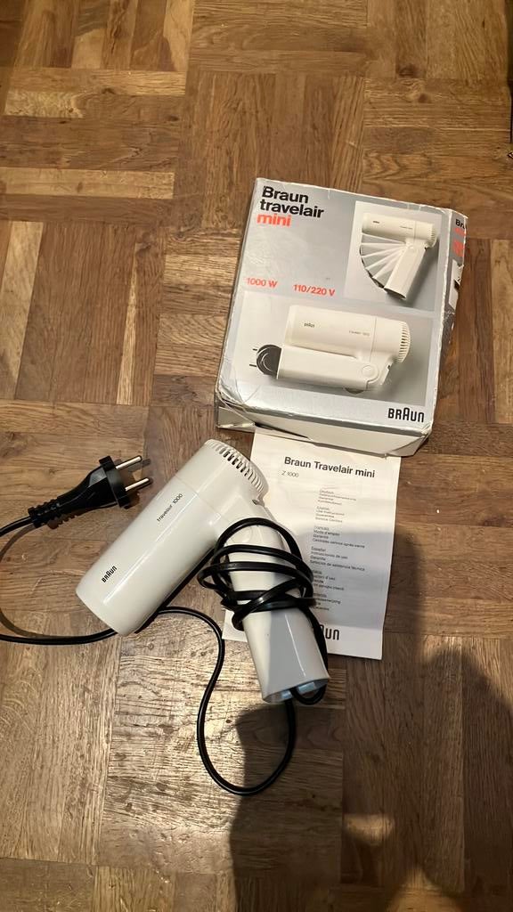 Braun travelair, Ophalen of Verzenden, Zo goed als nieuw, Scheren en Epileren