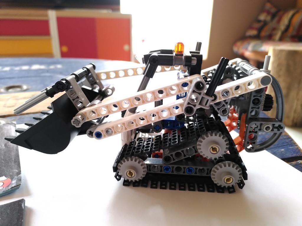 Lego technic rupsband graafmachine 42032 compleet, Ophalen of Verzenden, Zo goed als nieuw