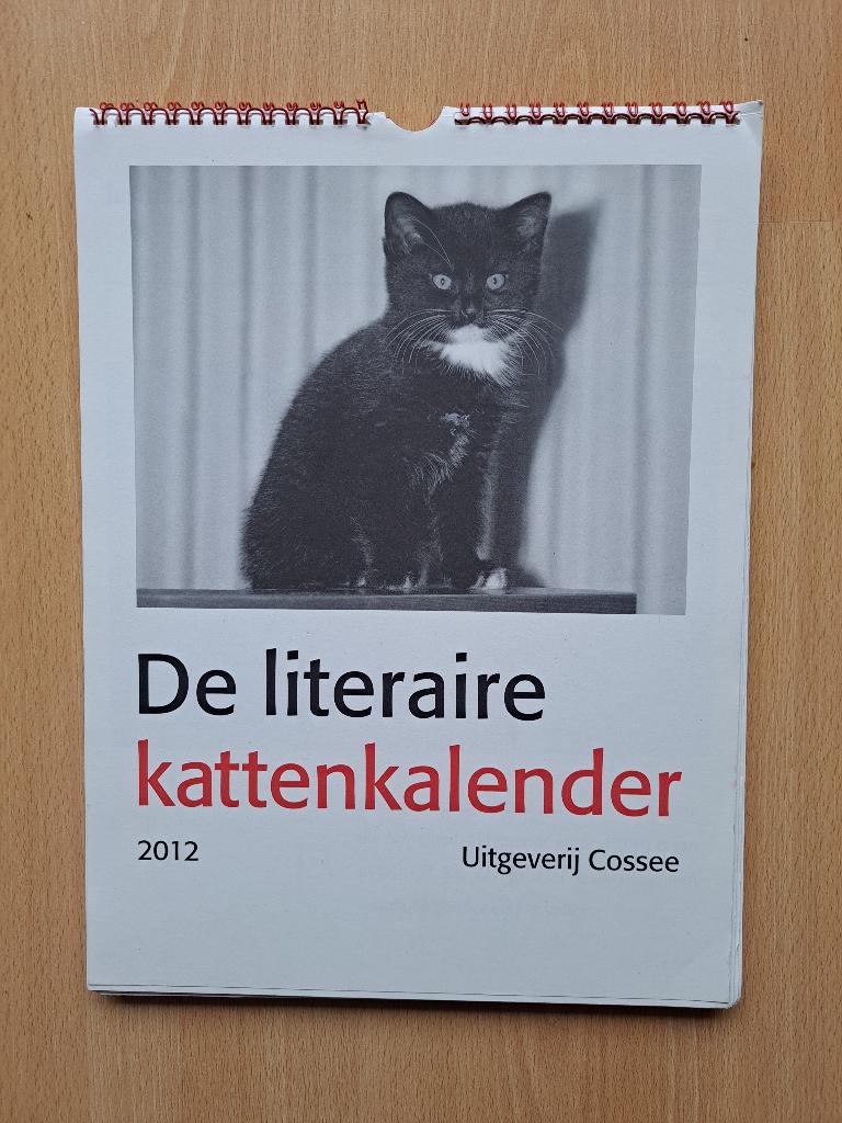 De Literaire kattenkalender, Ophalen of Verzenden, Weekkalender, Zo goed als nieuw