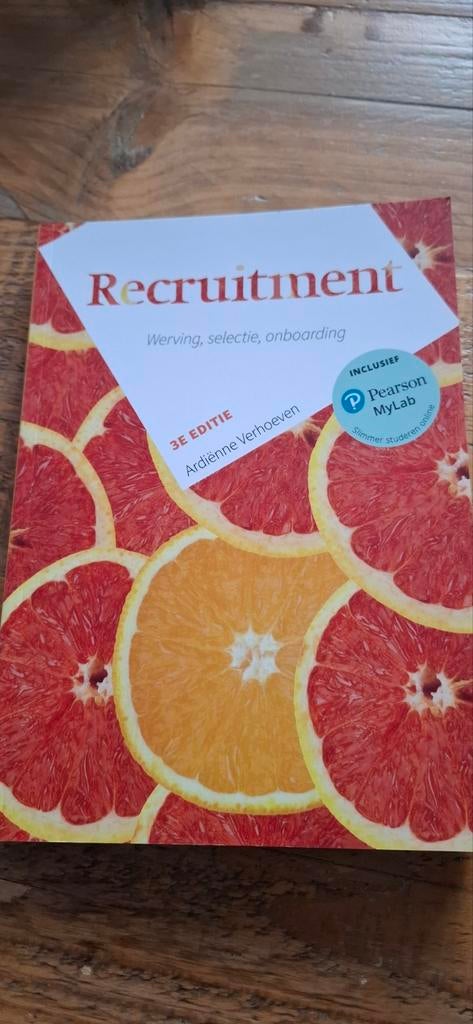 Recruitment - Werving, selectie, onboarding, Boeken, Ophalen of Verzenden, Zo goed als nieuw, Ardiënne Verhoeven