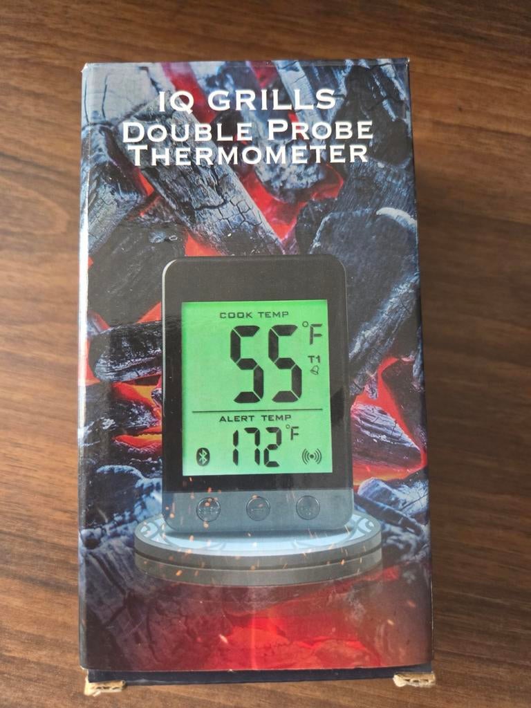 IQ Grills Dubbele Vleesthermometer - Nieuw!, Tuin en Terras, Barbecue-accessoires, Ophalen of Verzenden