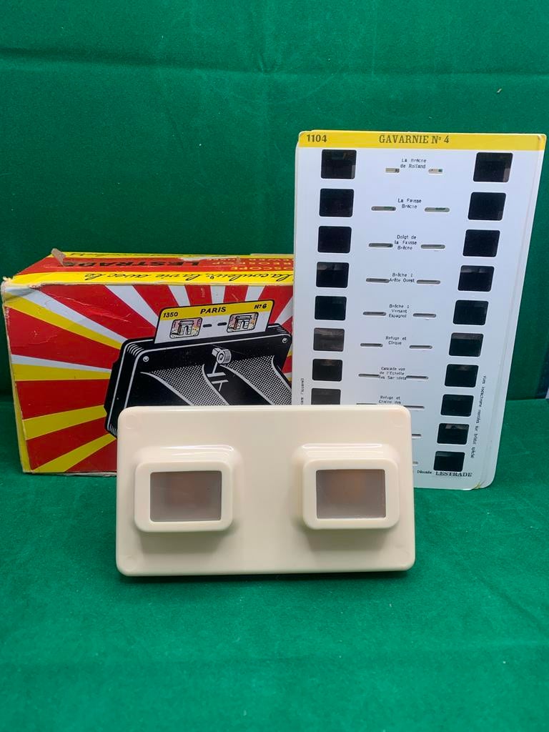 SIMPLEX Stereoscoop-Lestrade viewer in doos, Ophalen of Verzenden